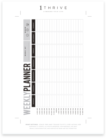 Weekly Family Activity Planner