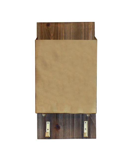 Brushed Gold Mail Storage