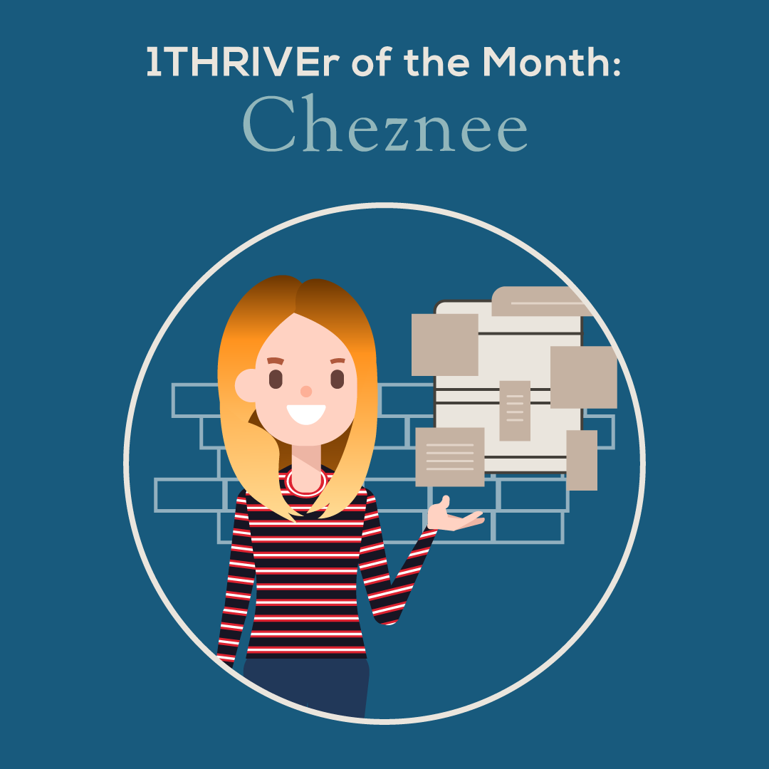 1THRIVEr of the Month: Cheznee Hits a Home Run with The Casey