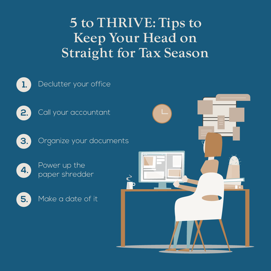 5 to THRIVE: 5 Tips to Stop Your Tax Preparer from Hating You – Especially if You Prepare Your Own Taxes!
