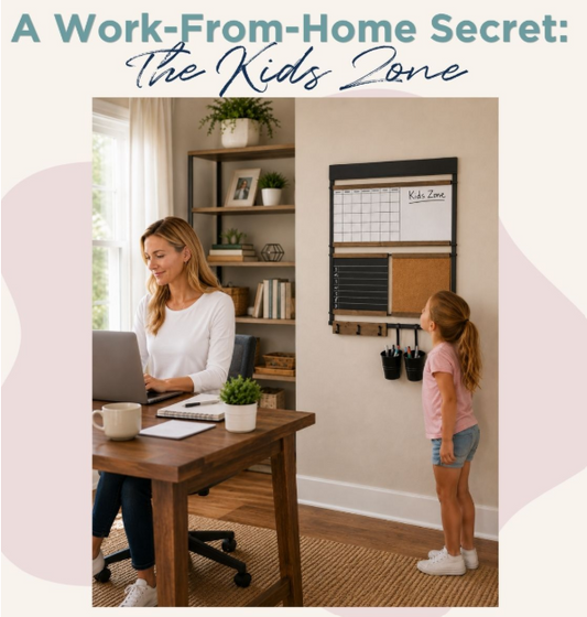 Working From Home With Kids? Try This Simple Organization Hack