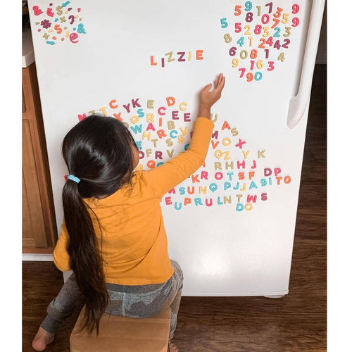 1" 200pc Rainbow Pop Magnetic Letters