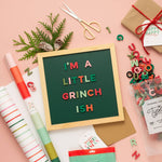 1" 200pc Joyful Holiday Rainbow Magnetic Letters