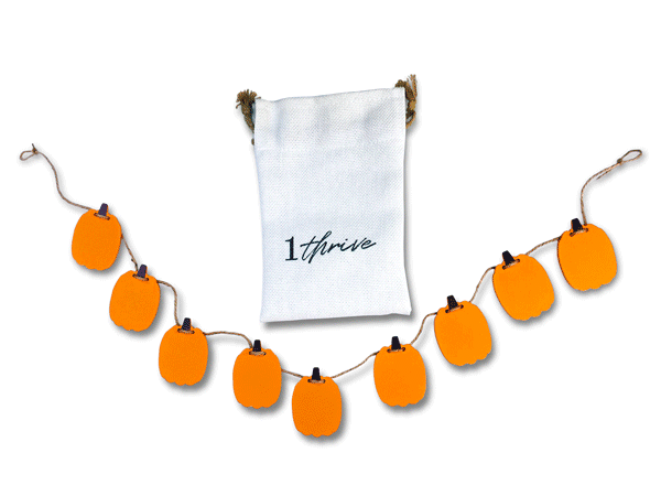 Halloween Pumpkin Garland