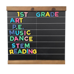 1" 200pc Rainbow Prep Magnetic Letters