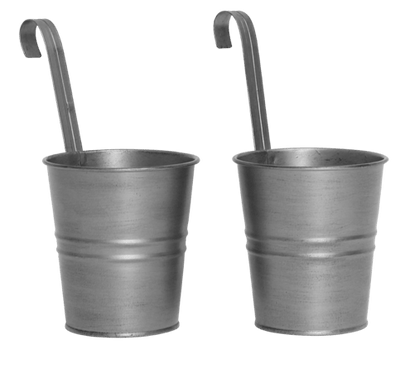 2 Sliver cups 4.00" X 4.25" X 8.00"