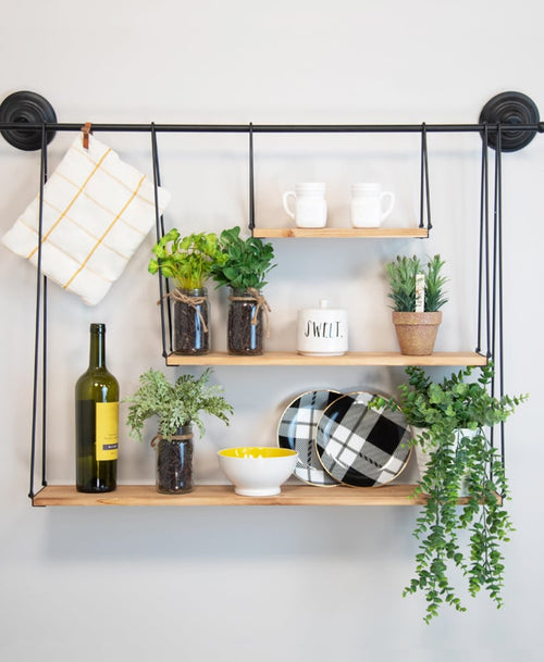 3 Tiered Wall Mounted Shelves