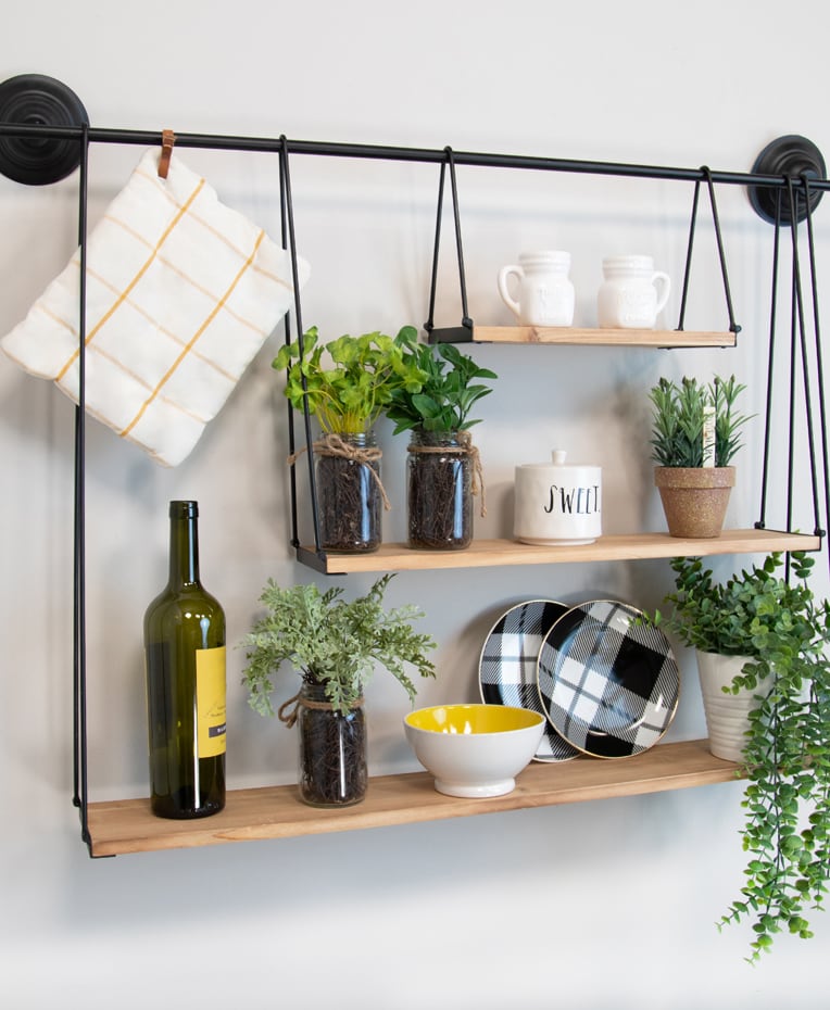 3 Tiered Wall Mounted Shelves