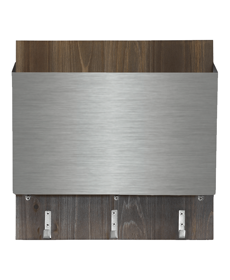 Brushed Silver File Holder