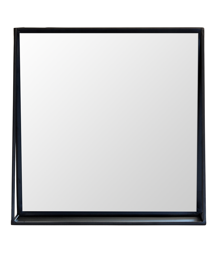 Medium Black Mirror w/ Shelf