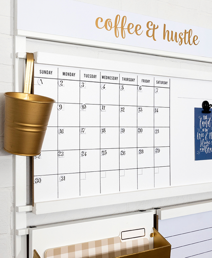 White Number Glass Magnets