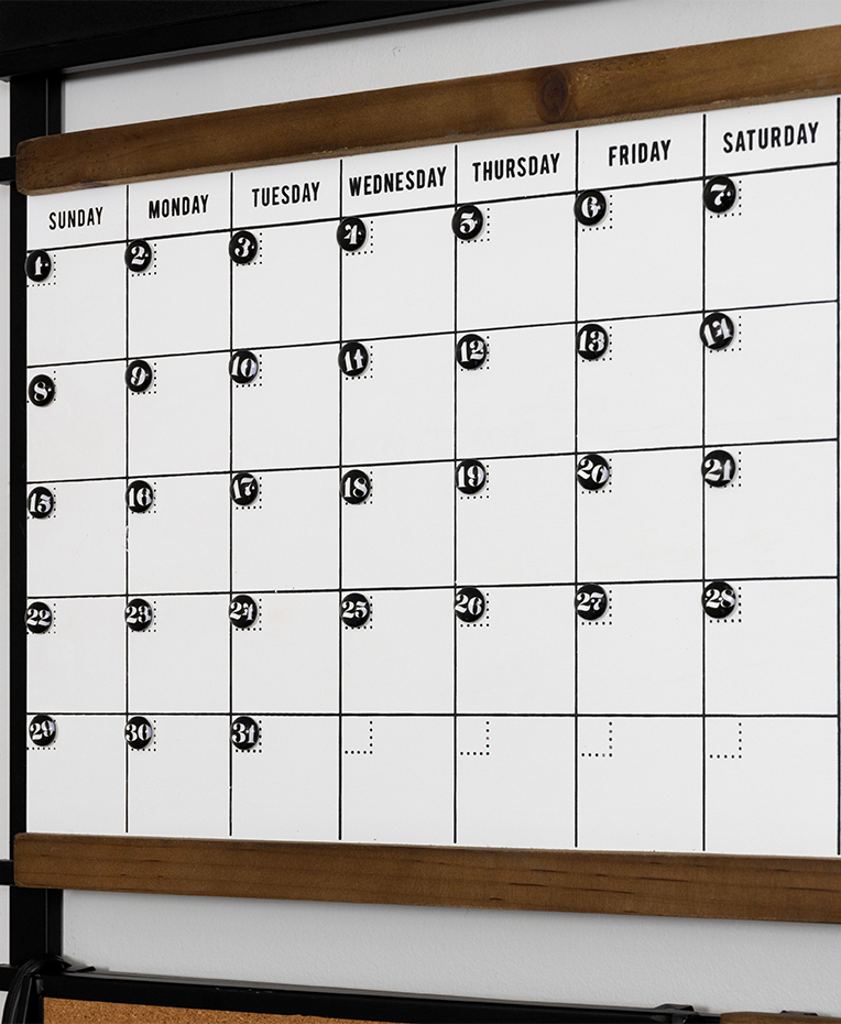 Gold Calendar Magnets Number Glass Magnets for Magnetic Board or