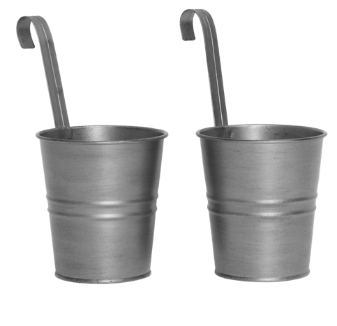 Brushed Silver Cups
