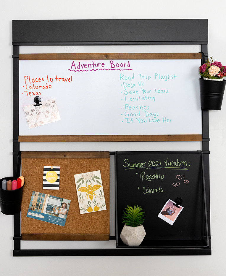 Medium Black 1WRITE w/ Shelf