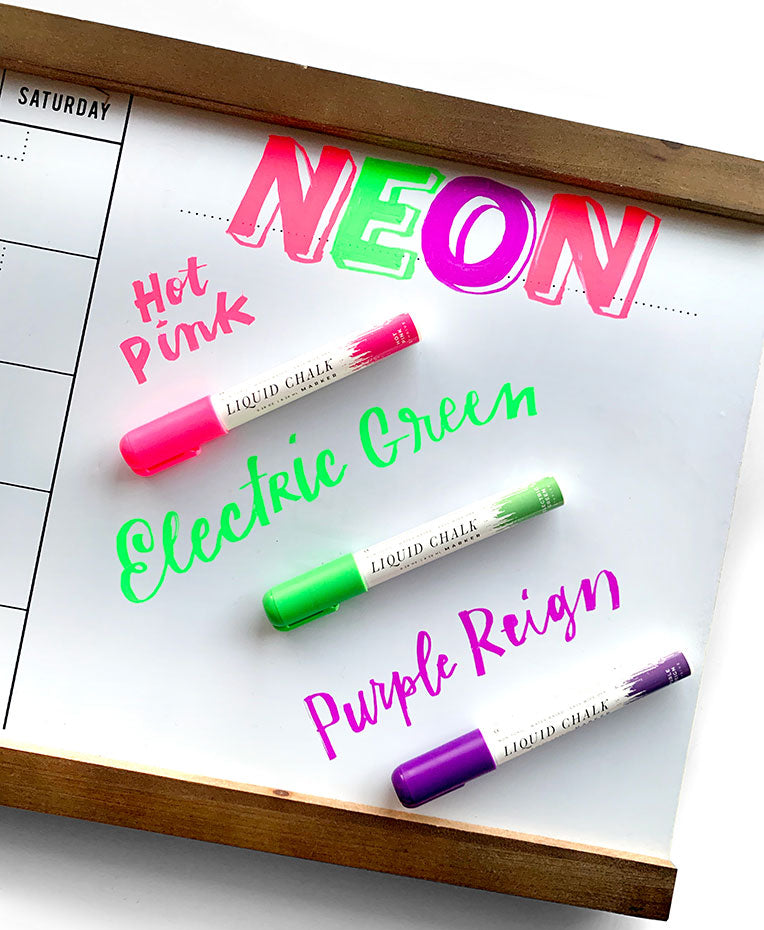 Neon Liquid Chalk Markers